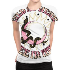 Wild At Heart Free In Mind Sublimation All Over Women's T-shirt