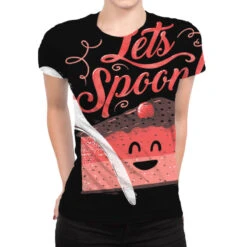 Let S Spoon All Over Women's T-shirt