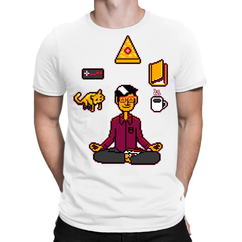 Meditation Games Coffee And Books T-Shirt 1 Meditation Games Coffee And Books T-Shirt