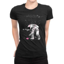 Meteor Shower Ladies Fitted T-Shirt