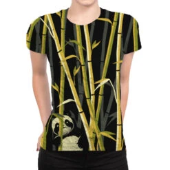 Panda Bamboo Forest All Over Women's T-shirt