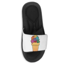 Rainbow Cats Icecream Slide Sandal -ThreadNest Store pmd.2526943970.202.25085323.s3.1 front customized1 f5f5f5 none x90y43 60 800x800 1