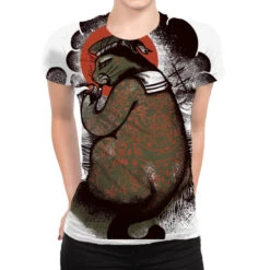 Sailor Cat Navy All Over Women's T-shirt