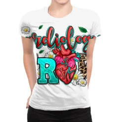 Cardiology Crew All Over Women's T-shirt