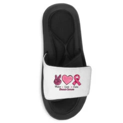 Peace Love Cure Cancer Slide Sandal -ThreadNest Store pmd.2526975702.202.25100706.s3.1 front customized1 f5f5f5 none x75y72 90 800x800 1
