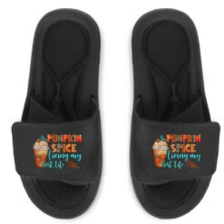 Pumpkin Spice Living My Best Life Slide Sandal