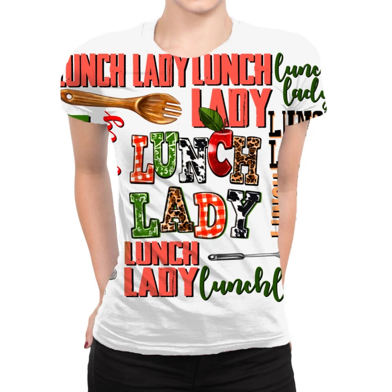 Lunch Lady All Over Women's T-shirt 1 Lunch Lady All Over Women's T-shirt