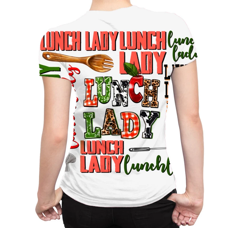 Lunch Lady All Over Women's T-shirt 2 Lunch Lady All Over Women's T-shirt - Image 2