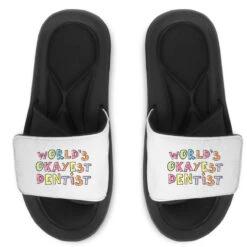 World S Okayest Dentist Gift Idea Slide Sandal