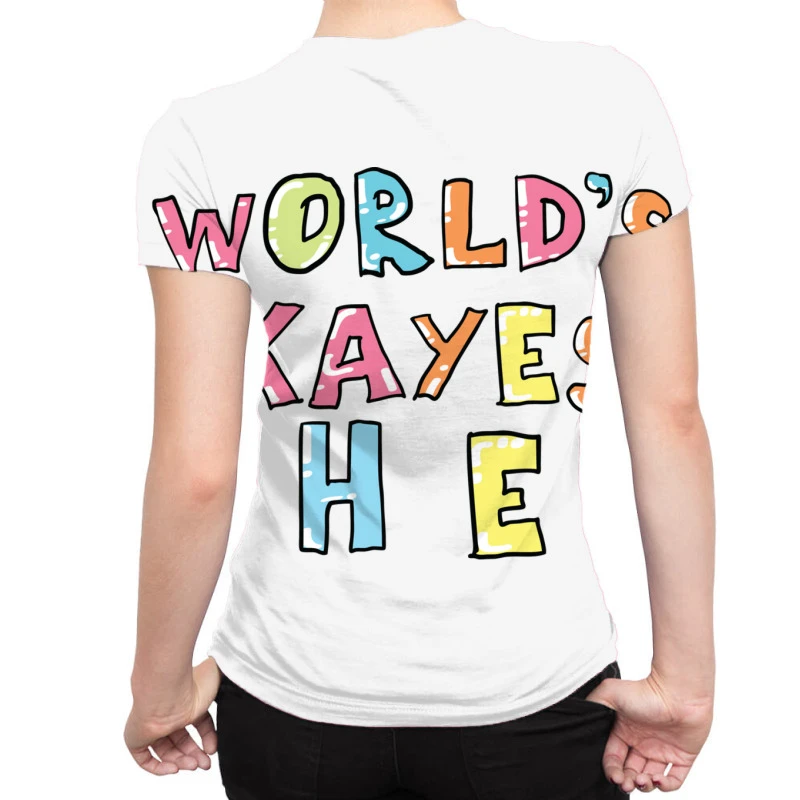 World S Okayest Chef Gift Idea All Over Women's T-shirt 2 World S Okayest Chef Gift Idea All Over Women's T-shirt - Image 2