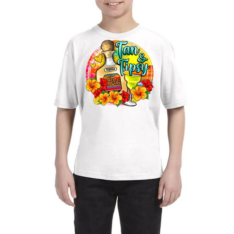 Tan And Tipsy Youth Tee 1 Tan And Tipsy Youth Tee