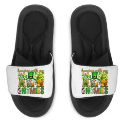 St. Patrick's Day Hanging With My Gnomies Slide Sandal