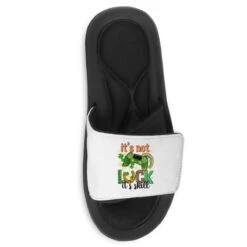 It's Not Luck It's Skill Slide Sandal -ThreadNest Store pmd.2527072147.202.25101974.s3.1 front customized1 f5f5f5 none x90y60 60 800x800 1