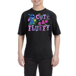 Cute And Fluffy Stitch Youth Tee