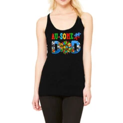 Ausome Autism Dad Racerback Tank