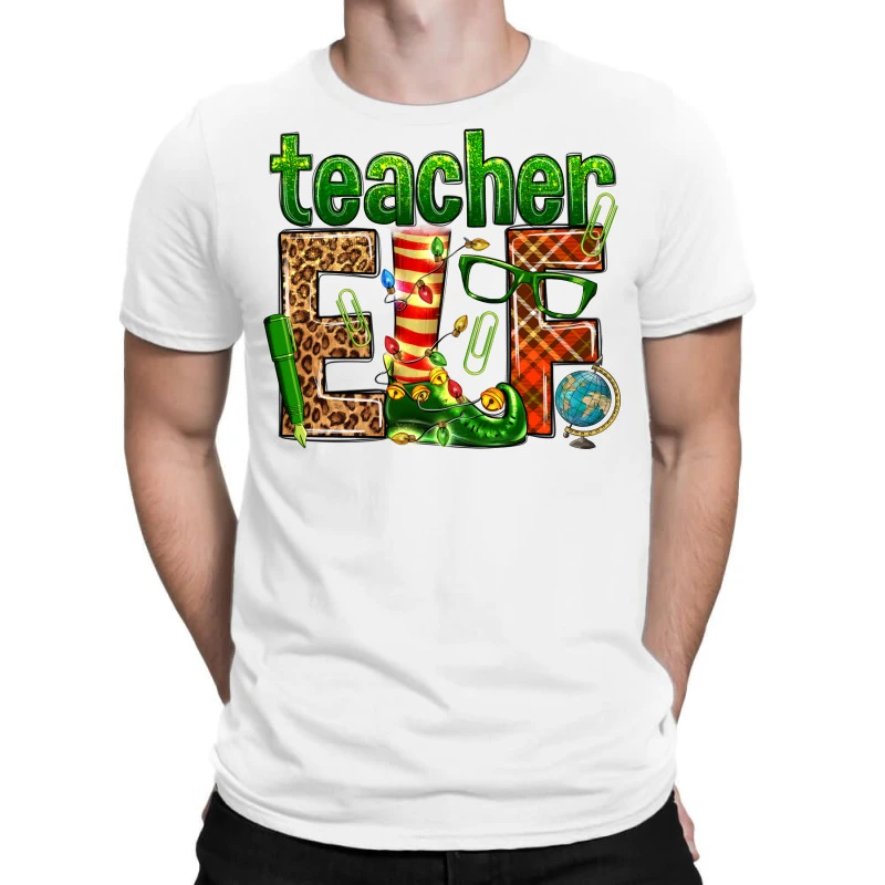 Teacher Elf T-Shirt 1 Teacher Elf T-Shirt
