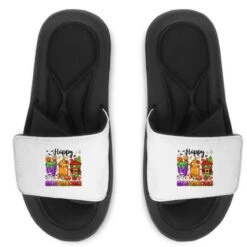 Hallothanksmas Coffee Cups Slide Sandal