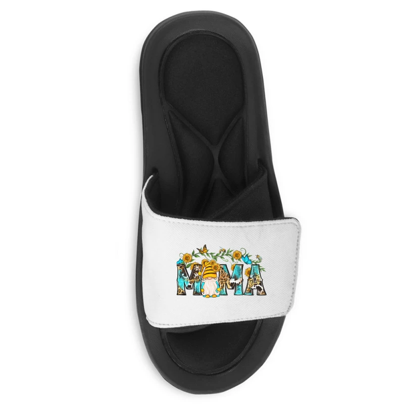Western Mama With Gnome And Sunflowers Slide Sandal 3 Western Mama With Gnome And Sunflowers Slide Sandal - Image 3