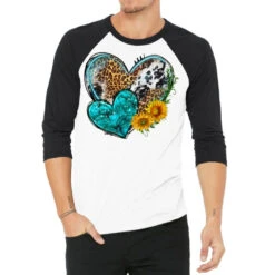 Western Heart 3/4 Sleeve Shirt